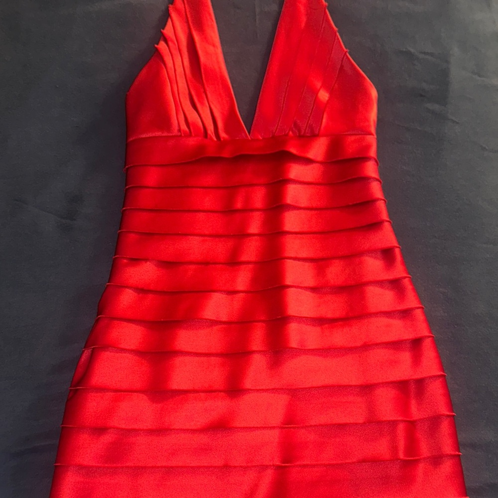 BCBGMaxAzria Vibrant Red Dress
